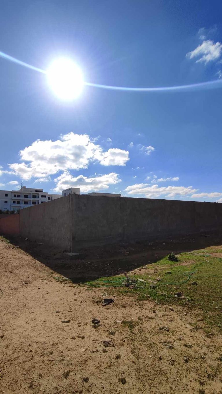 Terrain projet immobilière