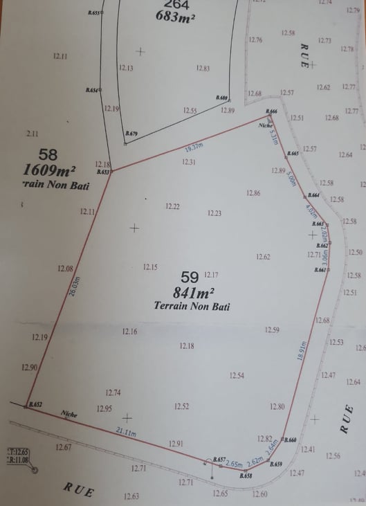 Terrain afh pres cite el hidhab