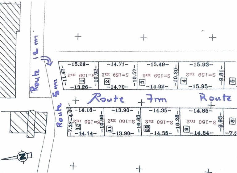 Lotissemen a kelibia centre ville