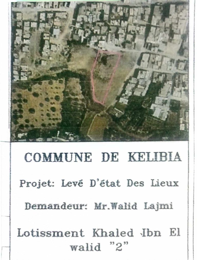 Lotissemen a kelibia centre ville