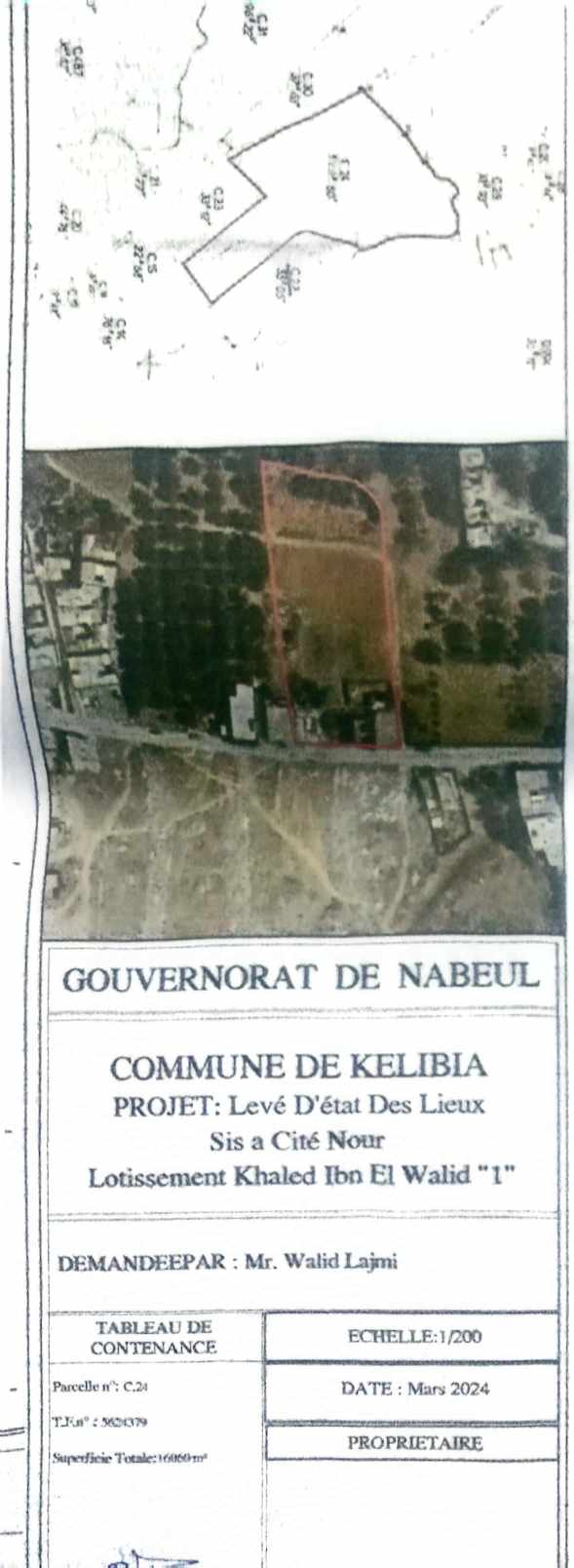 Lotissemen a kelibia centre ville