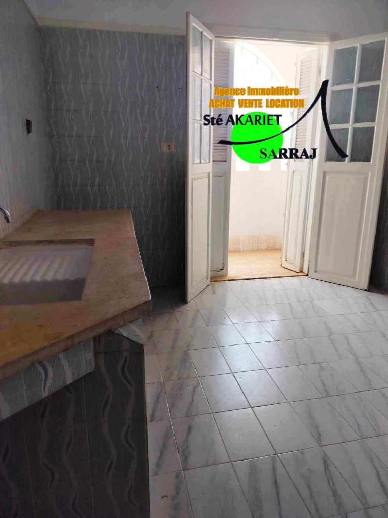 Appartement s2 derri&eacute;re steg bab jdid sousse