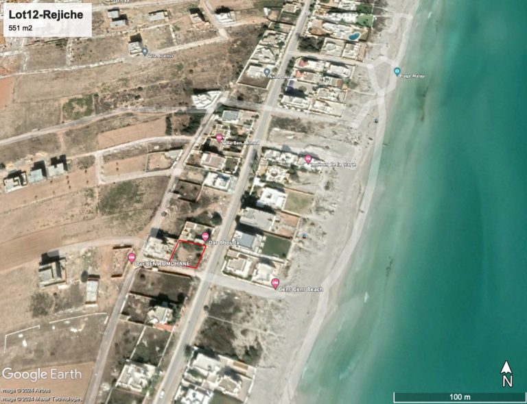 Tf 551 m2 bord de mer rejiche plage