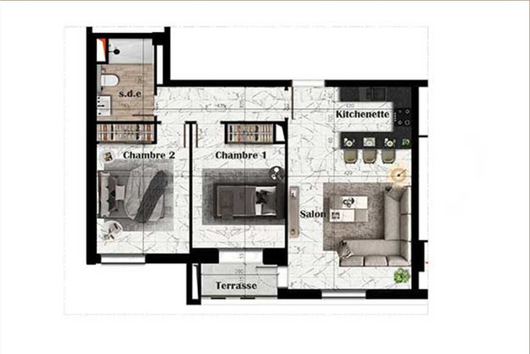 Nouvelle residence a hergla 9 appartements vue mer