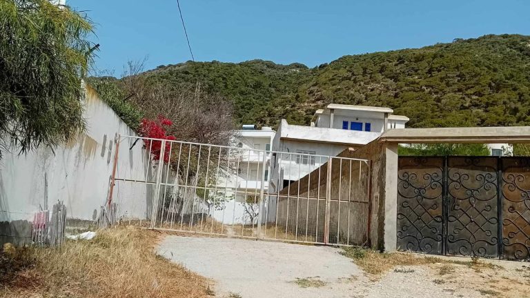Terrain pieds gans l'eau vue sur mer