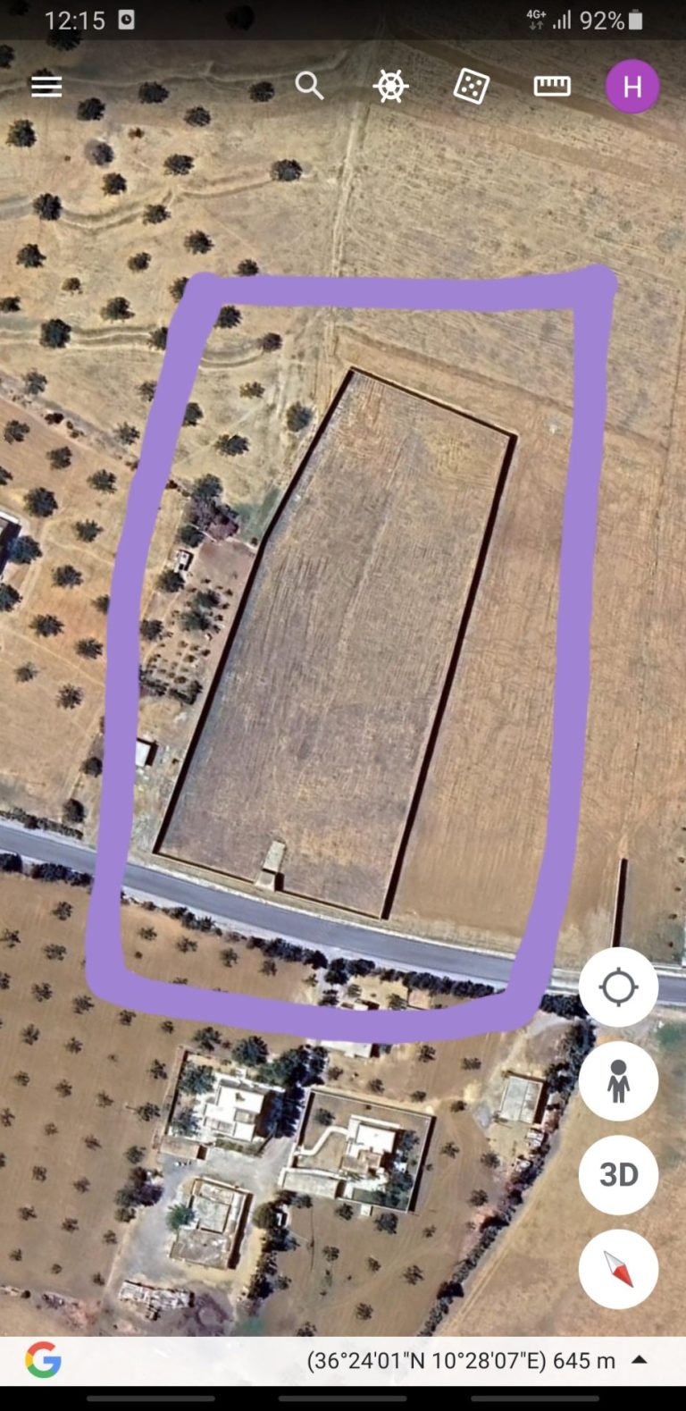 Tr&egrave;s agr&egrave;able terrain a hammamet 8200m2