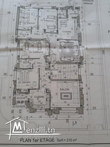Villa inachevé a borj cedria