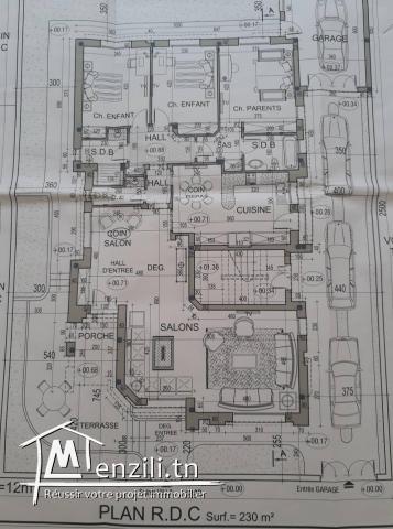 Villa inachevé a borj cedria