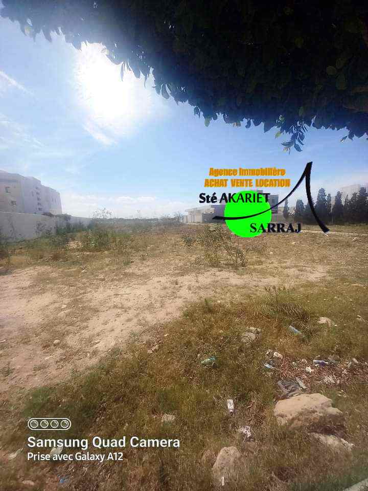 Terrain 573m habitation ou commercial &agrave; hergla