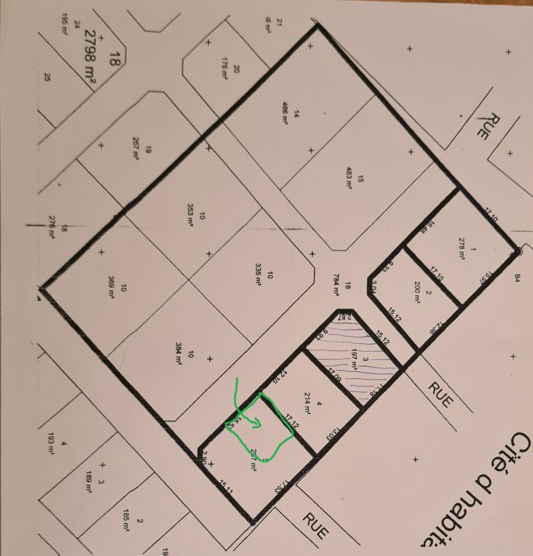 Terrain 75m &agrave; la nouvelle medina
