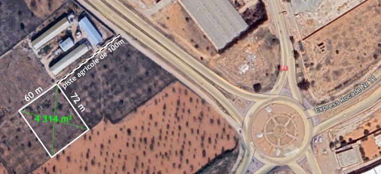 Terrain agricole &agrave; 2 km de mall of sfax