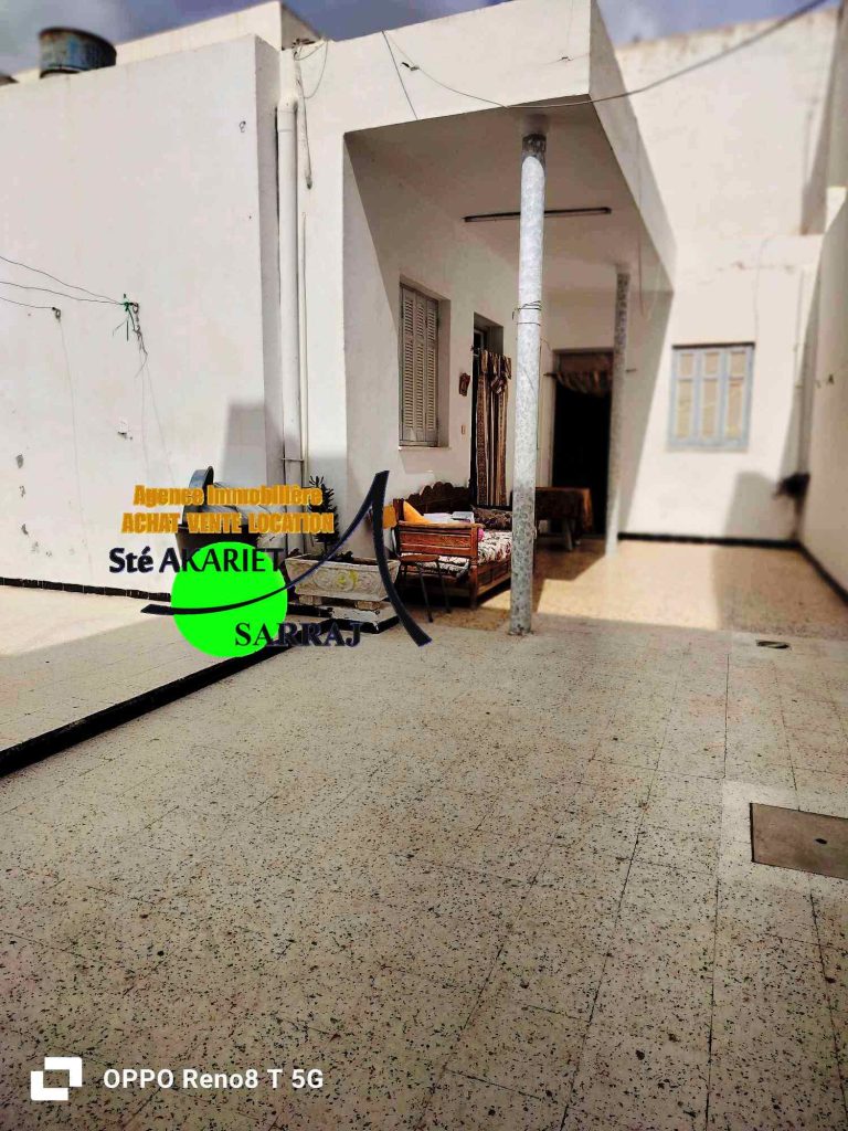 Maison style arabe s2 à hammem sousse