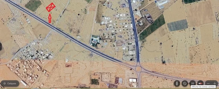 Terrain route de l'a&eacute;roport km 10