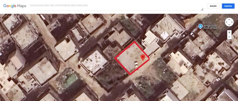 Terrain &agrave; route de raoued