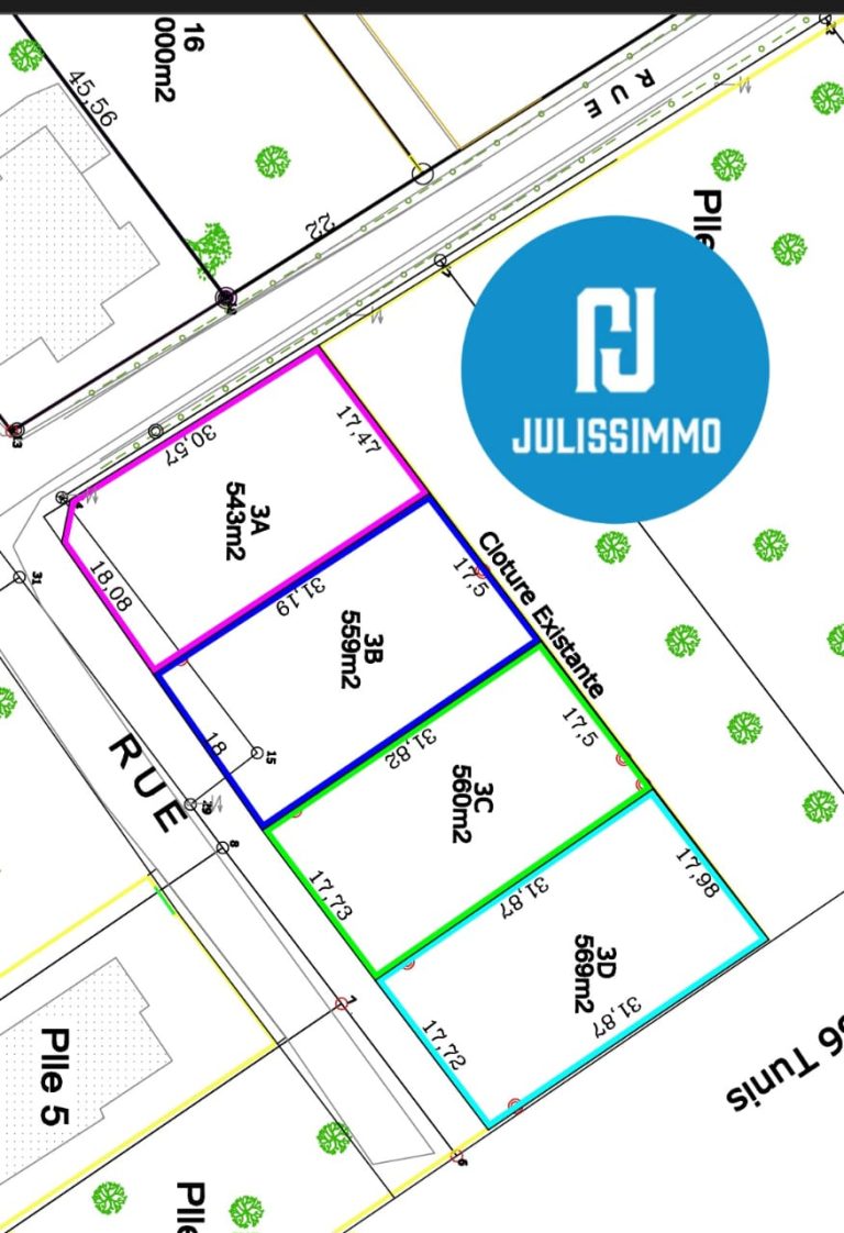 Magnifique terrain &agrave; boumhal