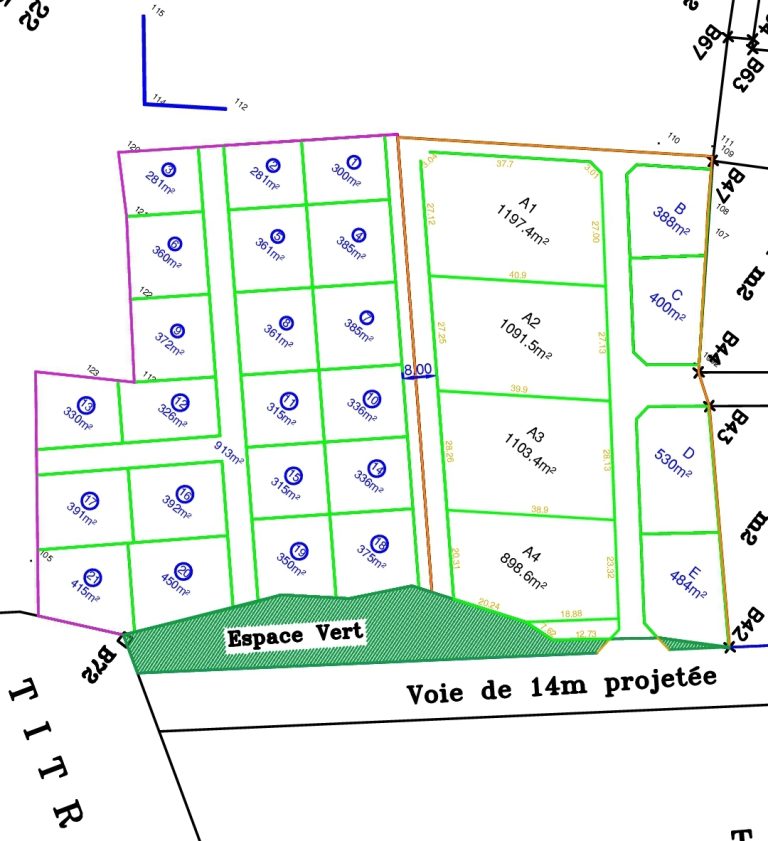 Lotissement a jardins 3 a jardin del menzah 3