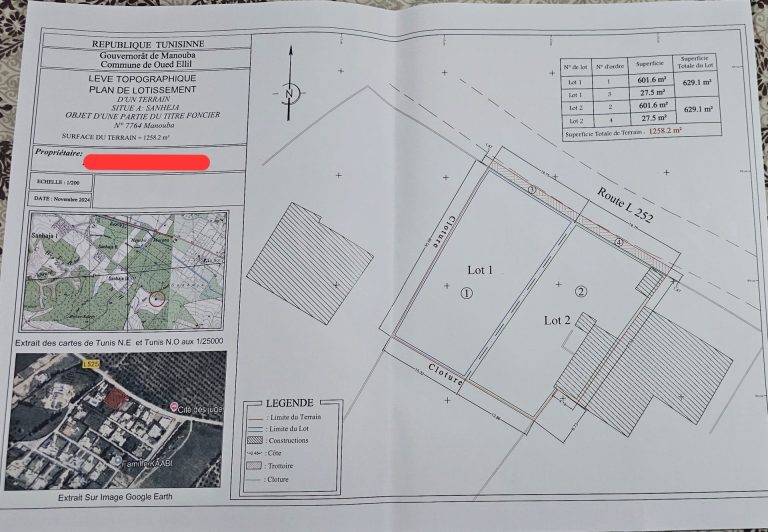 Terrain sanhaja cit&eacute; des juges