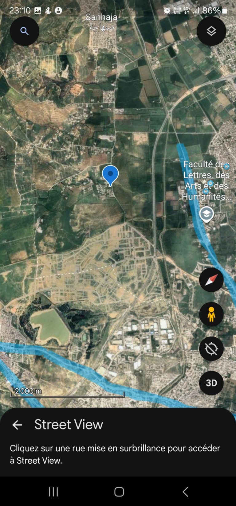 Terrain sanhaja cit&eacute; des juges