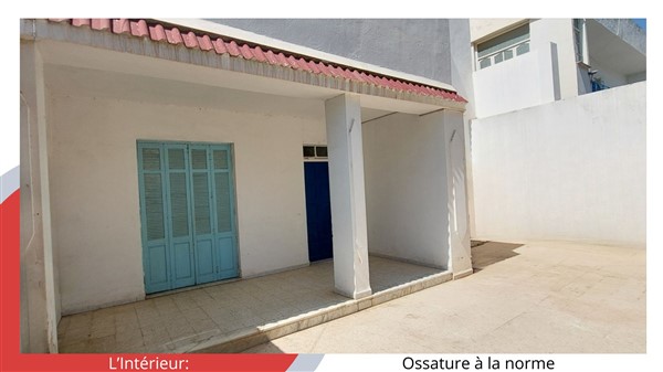 Terrain de 523 m2 &agrave; 1000 dt le m2