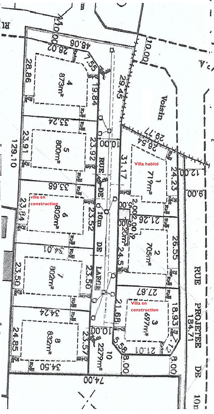 Lotissement approuve