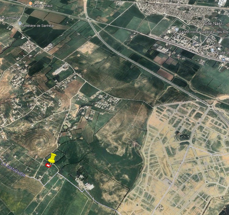 Terrain de 2200 m&egrave;tre carr&eacute; cit&eacute; des juges sanhaja
