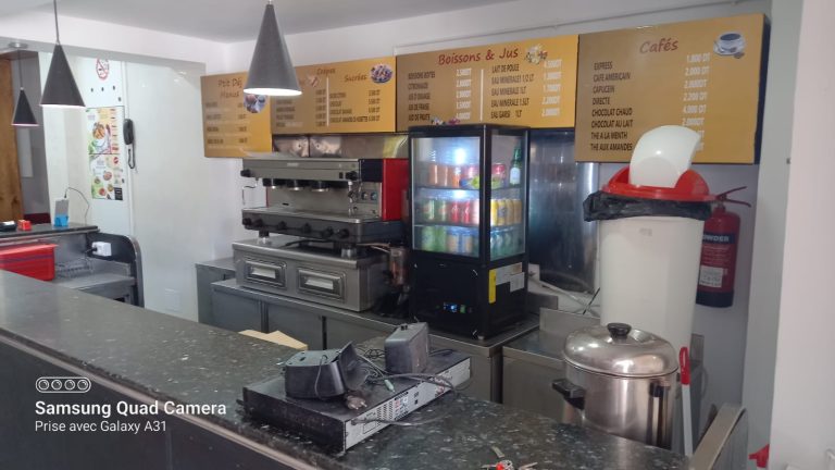 Fonds de commerce restaurant ariana center