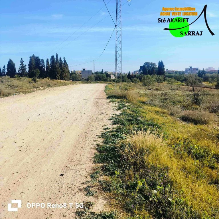 Deux terrains 488m et 320m &agrave; sidi ameur sahline