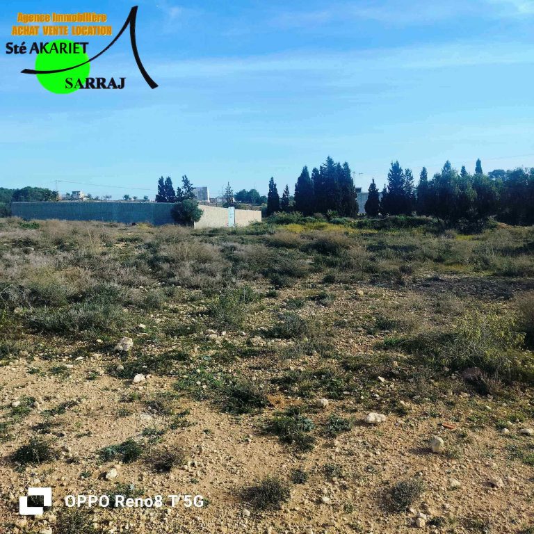 Deux terrains 488m et 320m &agrave; sidi ameur sahline