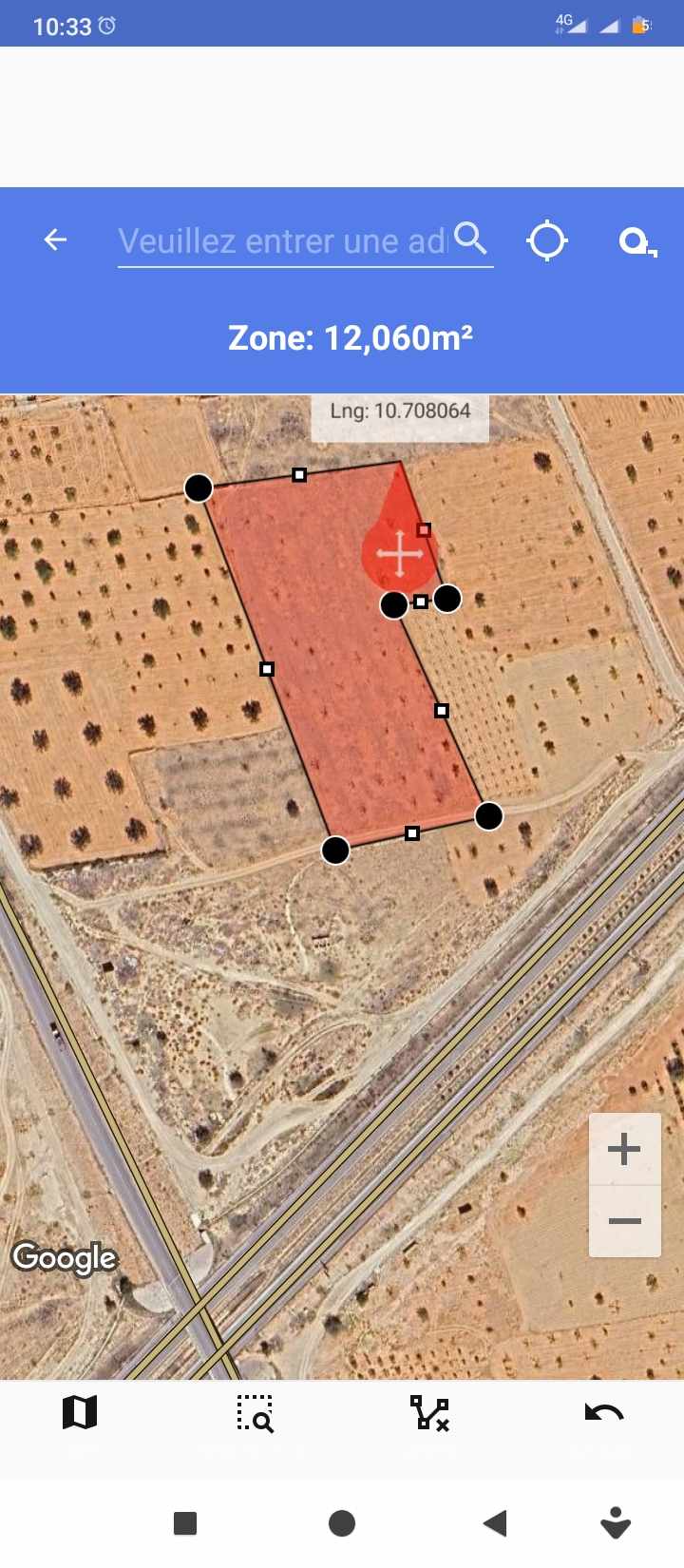 12000 m2 route teniour km 16 id&eacute;ale