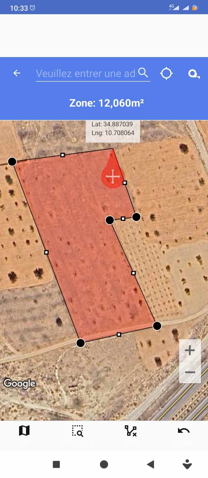 12000 m2 route teniour km 16 id&eacute;ale