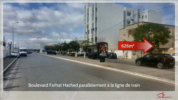 Terrain de 626 m2 com r&eacute;sid r plus 4