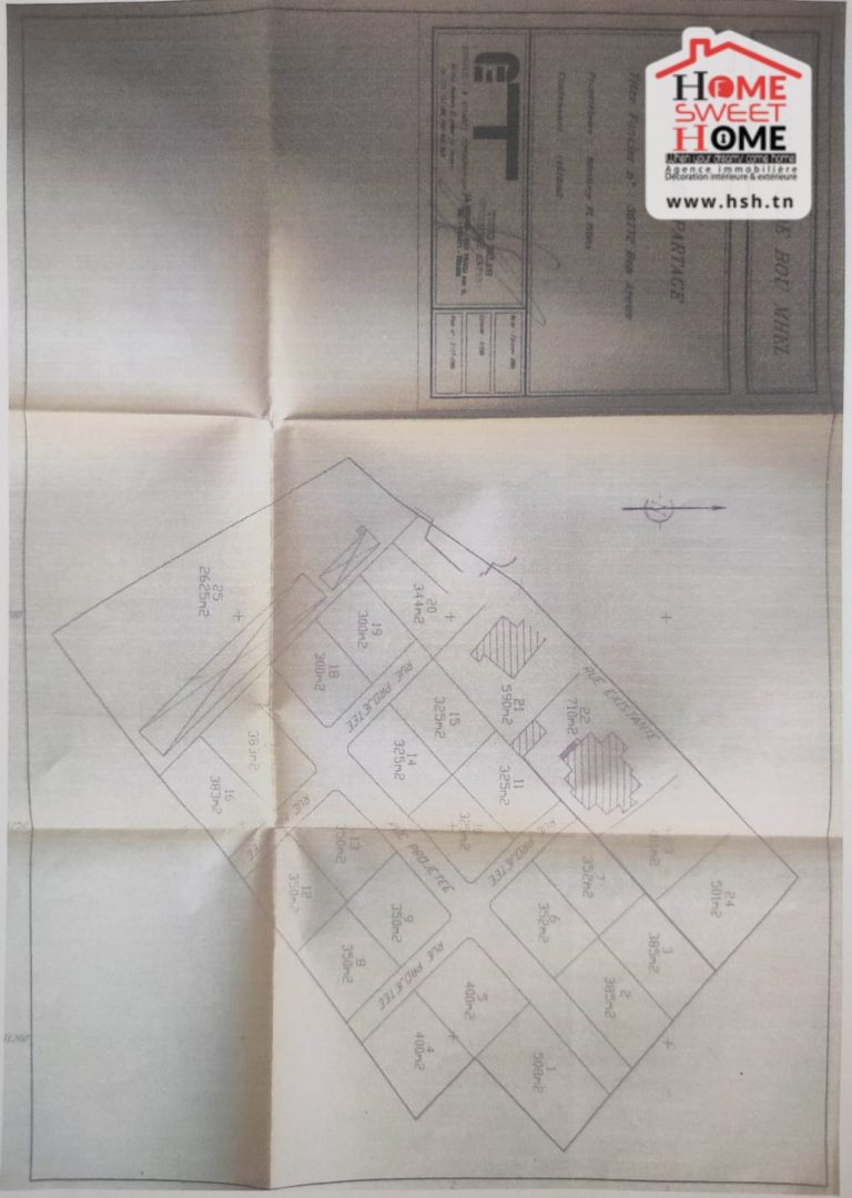 Terrain de villa evasion &agrave; boumhal
