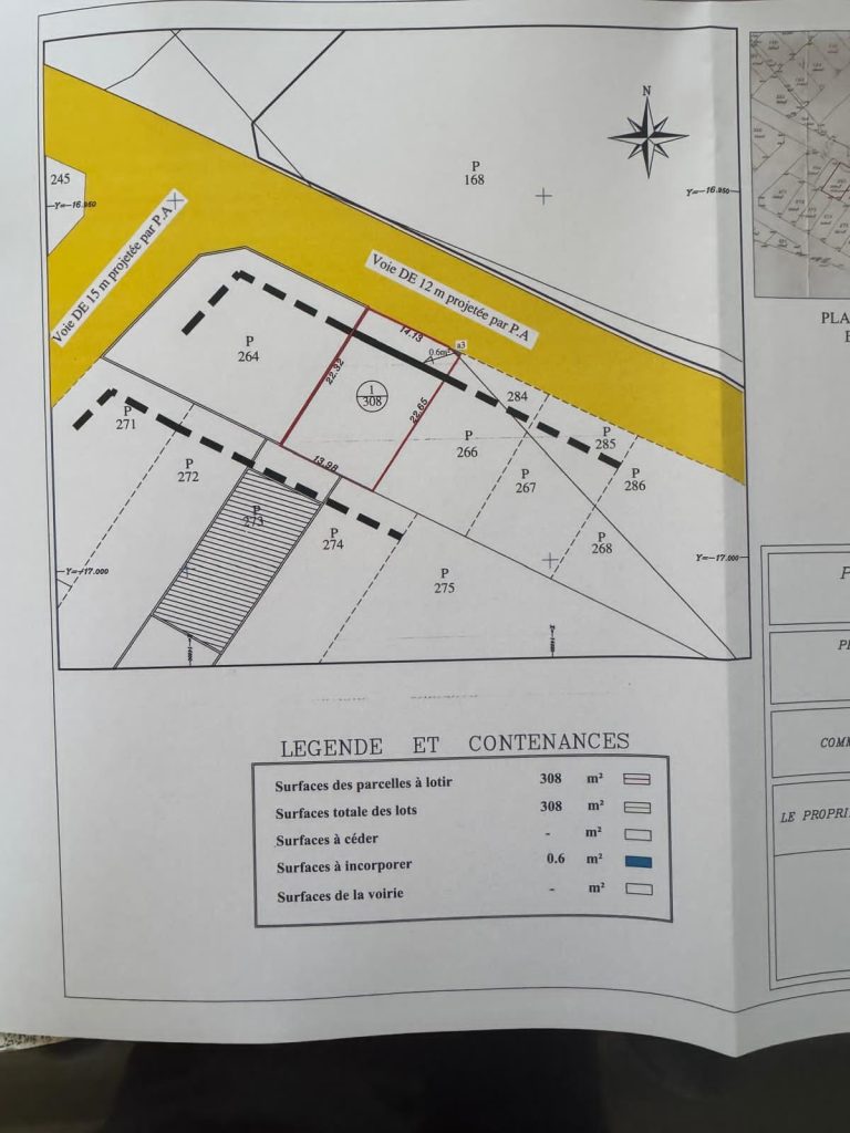 Terrain titr&eacute;