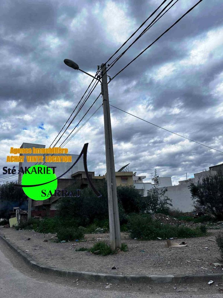 Lot 760m deux fa&ccedil;ades devant epi school &agrave; sahloul