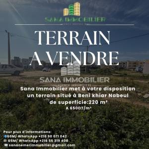 Terrain a a beni khiar ref202a