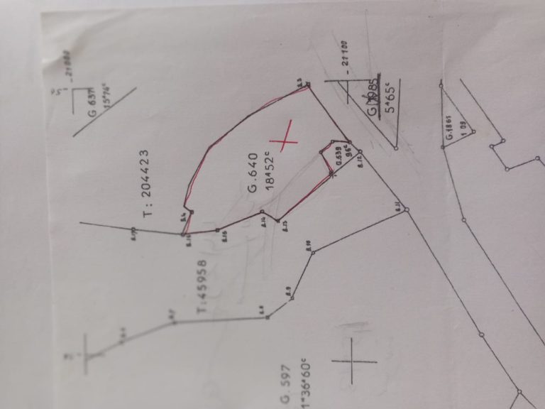 Terrain titre blue individiel sur route goudronn&egrave;e