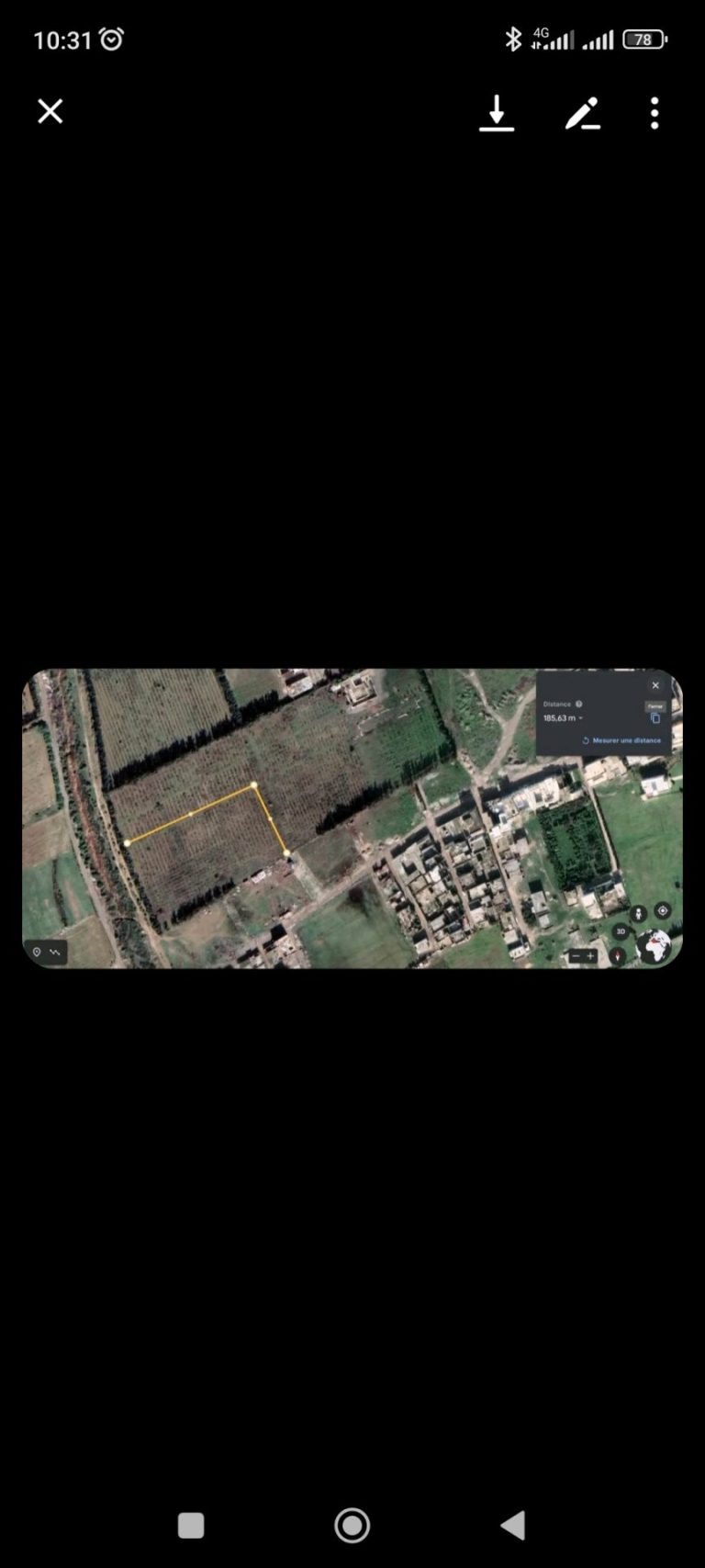 Terrain valable pour la construction