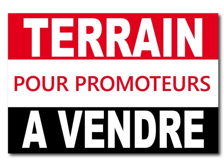 Terrain pour promotion immobili&egrave;re