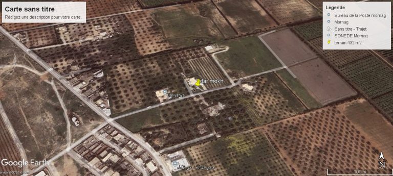 Terrain emplacement de repos avec residence