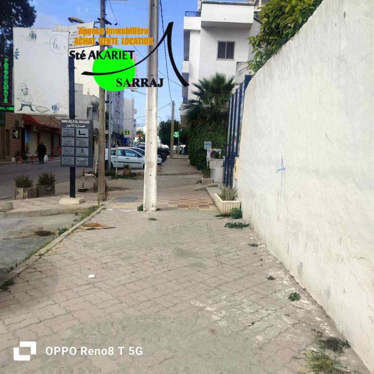 Bon investisement terrain commercial 358m &agrave; sousse