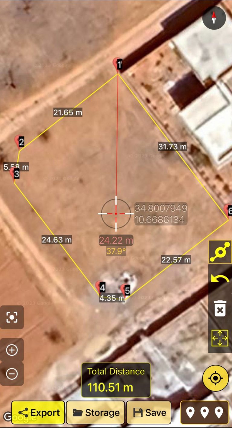 Terrain 800 m route ain sfax
