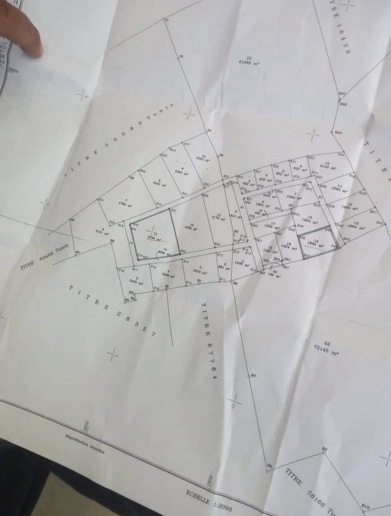 Terrain 700m avec un prix choquant
