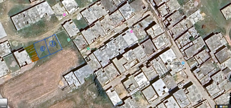 Deux lots de terrain &agrave; bizerte sud borj jeberi