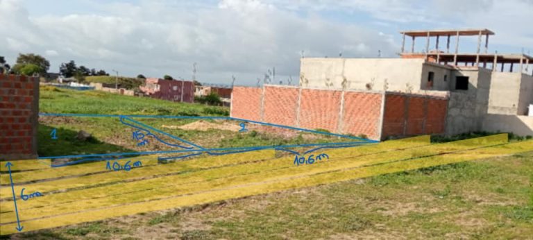 Deux lots de terrain &agrave; bizerte sud borj jeberi