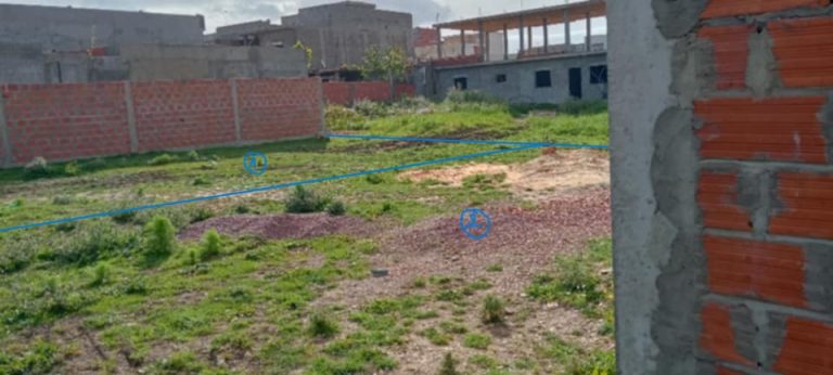 Deux lots de terrain &agrave; bizerte sud borj jeberi