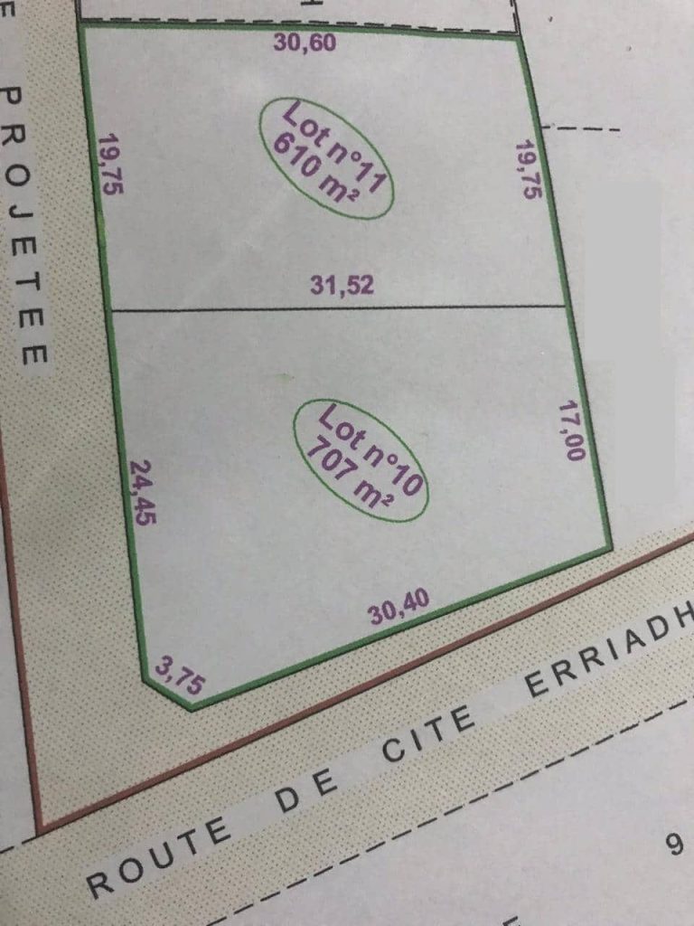 Vnt ter borj touil 707m2