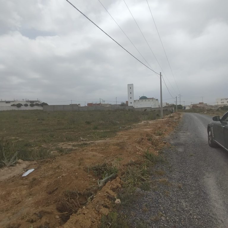 4 lots de terrain &agrave; douar lbey mannouba