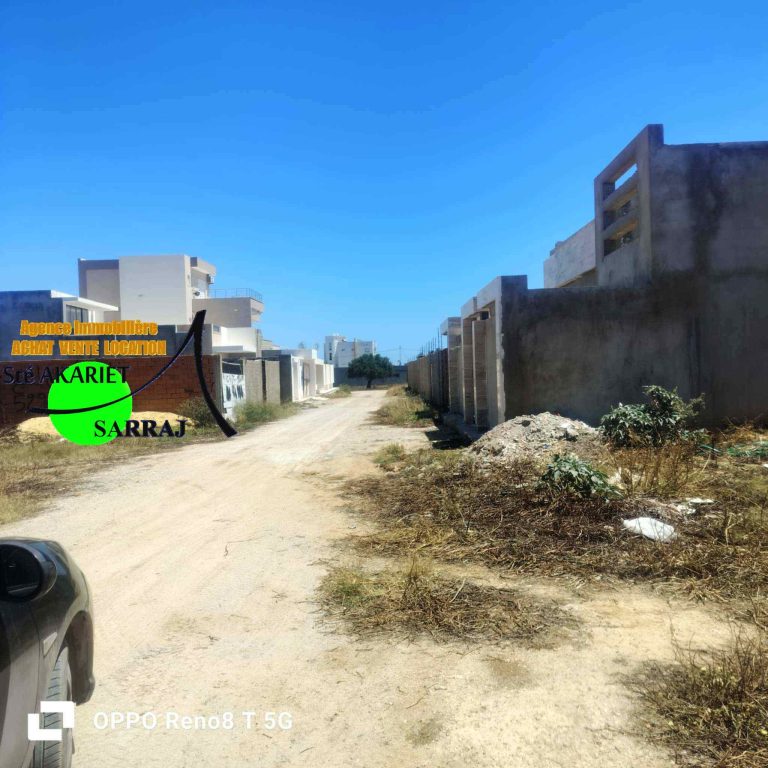 Lot 510m zone des villas en face hôtel royal kenz