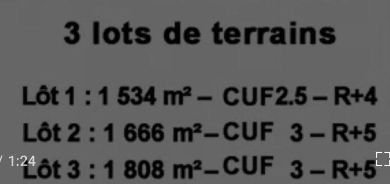 3 lots de terrains &agrave; enasser 2