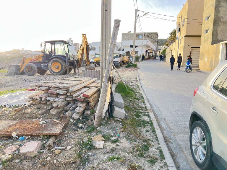 Terrain viabilisé commerciale a cité el borj